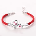 thumbnail image 2 of Zeranth Year of Snake Bracelet Red Rope Snake Pendant Decor Adjustable Length Alloy Adults And Children Bangle New Year Gift 1Pc, 2 of 5