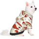 thumbnail image 2 of Fotbe Cartoon Mushrooms Sudadera con Estampado para Perros Pequeños – Suéter con Capucha para Mascotas, Tela Suave de Forro Polar con Bolsillo-XX-Large, 2 of 7
