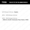thumbnail image 2 of MAX Advanced Brakes - Brake Kit For 2013-2023 Nissan Altima(11.50" Dia Rear Rotor, FWD) | Carbon Ceramic Brake and Rotor Kit Front and Rear | Daily Driving OE Replacement Brake Rotors, 2 of 9