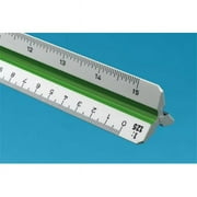 Alvin 30cm High Impact Plastic Metric Triangular Scale