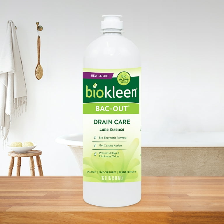 Biokleen Bac-Out Drain Cleaner - 32 Ounce - Deodorizes, Prevents