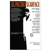 Scarface Movie Poster 24inx36in Entertainment Decor Art Poster 24x36 Unframed, Age: Adults, Rectangle Poster Time