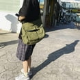 thumbnail image 6 of Kukuzhu Cute Messenger Bag for School Vintage Black Canvas Crossbody for Women Shoulder Laptop Bag, 6 of 6