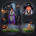 thumbnail image 7 of ShengapQ Halloween Decorations Luminous Witch Hanging Prop Terrifying Outdoor Décor Scary Voice Activation Ghost Toy, 71in, 7 of 7