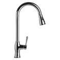 thumbnail image 6 of ALFI brand AB2043-PSS Traditional Solid Polished Stainless Steel Pull Down Kitchen Faucet, 6 of 8