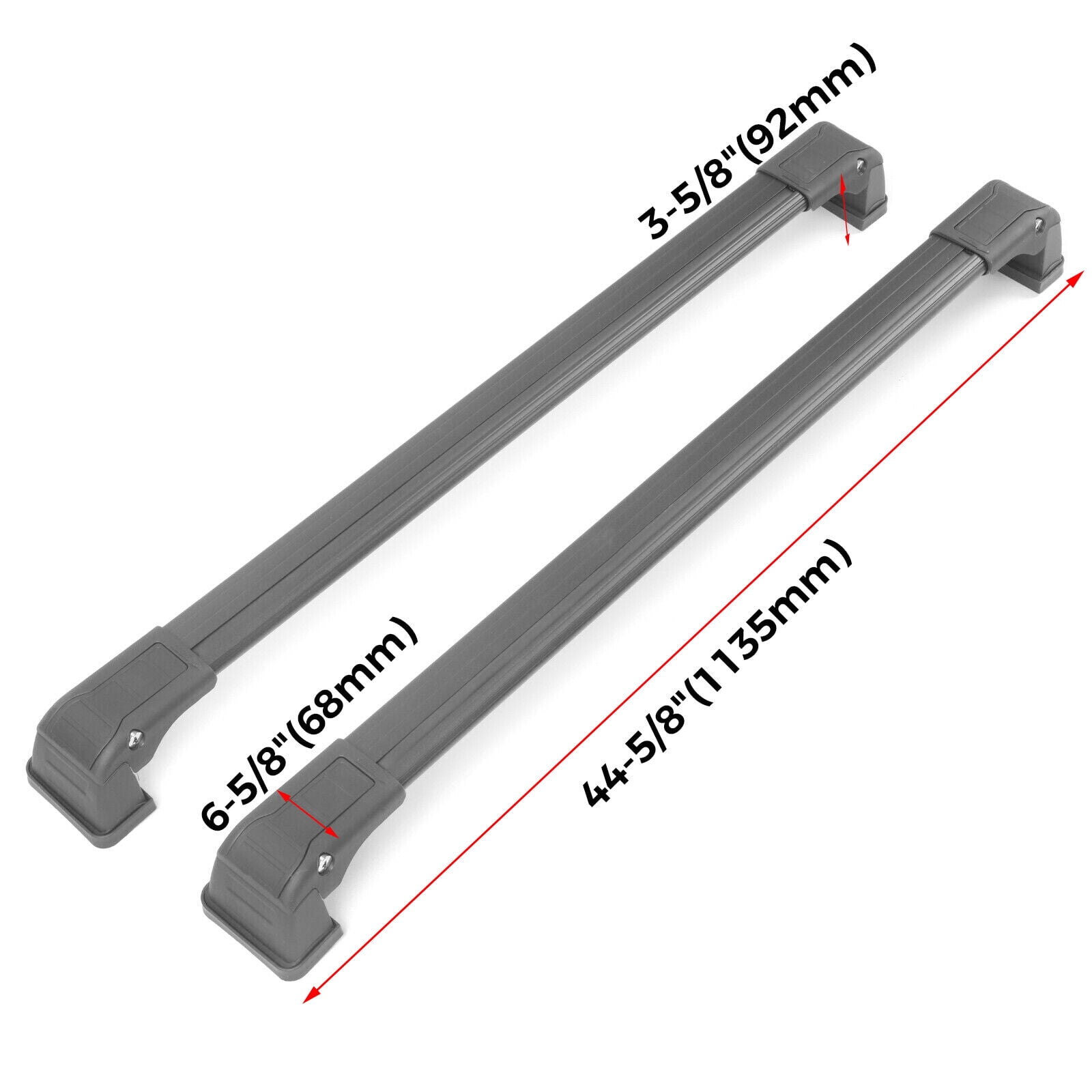 Kojem Roof Rack Cross Bars Fit for 2014-2019 KIA Soul Rooftop Crossbars Luggage Cargo Carrier Aluminum W/ Anti Theft Lock