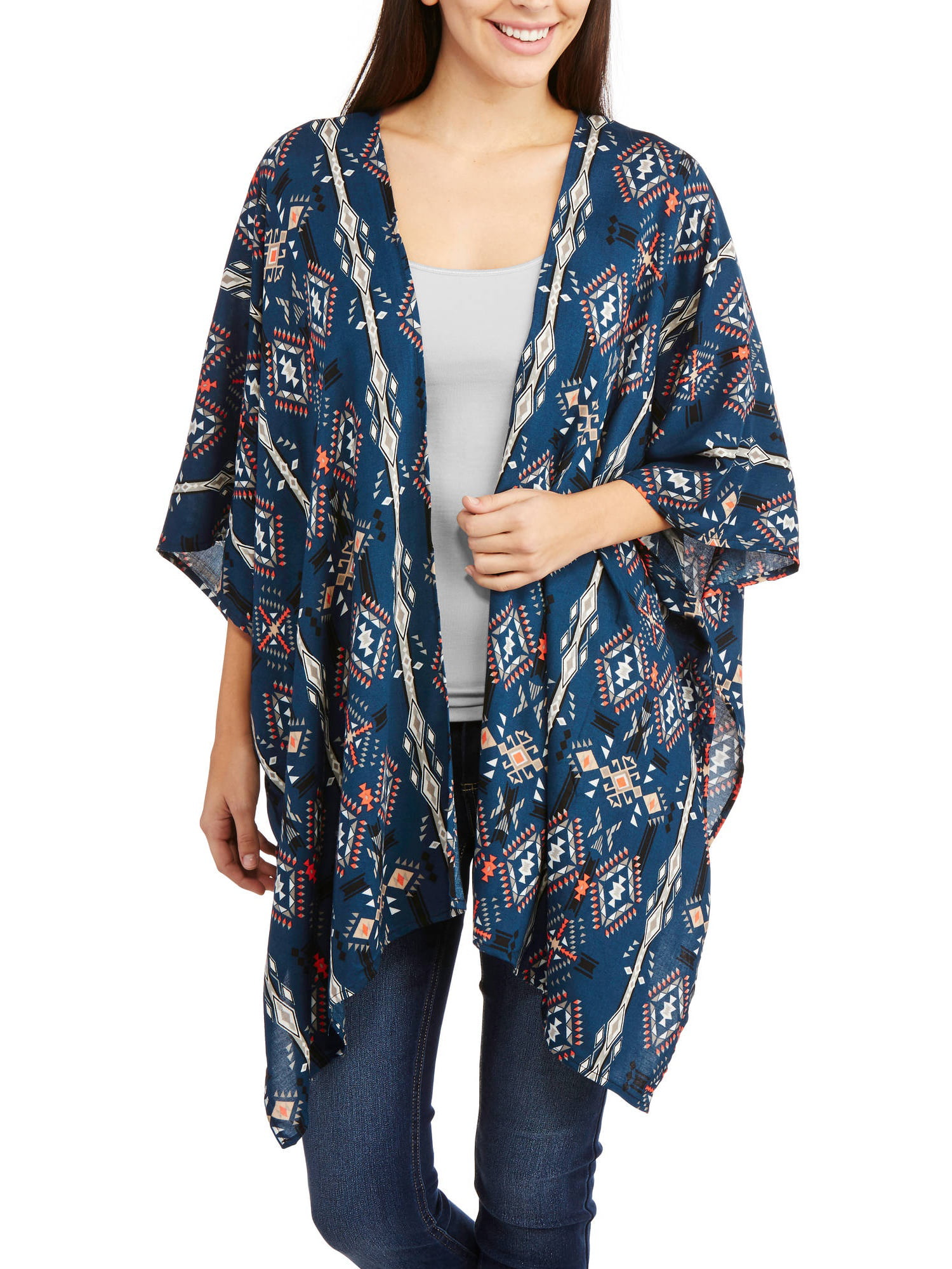 French Laundry Women's Woven Kimono - Walmart.com