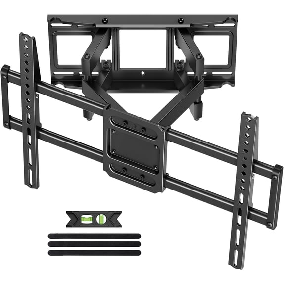 Full Motion TV Wall Mount for 42-92 Inch TVs Mounts Up to 120lbs, Fit 16" Wood Stud, Max VESA 600x400mm, Swivel and Tilt Articulating Wall Mount TV Bracket,Fit Most 55 65 70 75" TVs UL Listed