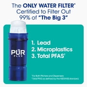 PUR PLUS Water Pitcher and Dispenser Replacement Filter with Lead Reduction, 1 Pack, PPF951K1