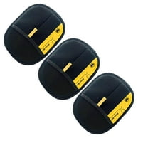 3pc Pet Hair Removal Glove, Static Pet Hair Remover for Cat & Dog, Double Sided Pet Grooming Glove, Versatile Pet Brush Glove for Carpet Couch Clothes Furniture, Upgraded Animal Fur Removal Tool