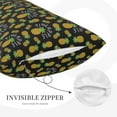 thumbnail image 5 of Daiia Pineapple Bedding Waterproof Pillow Protector Zippered Queen – Bed Bug Proof Pillow Encasement-20"x30", 5 of 9