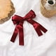 thumbnail image 4 of 4 piezas de lazo hecho a mano, lazo grande para el pelo, lazo largo con borlas de brocado, horquilla de red, lazo de primavera para mujer, accesorios para el cabello, negro, rojo, rosa, verde, 4,25 pu Namotu CZMR-ZC266, 4 of 7