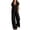 Black, variant on Women's Lightweight Stand Collar Zip Up Jumpsuits Short Sleeve Baggy Wide Leg Palazzo Rompers with Pockets Daily Casual Overalls Yellow
