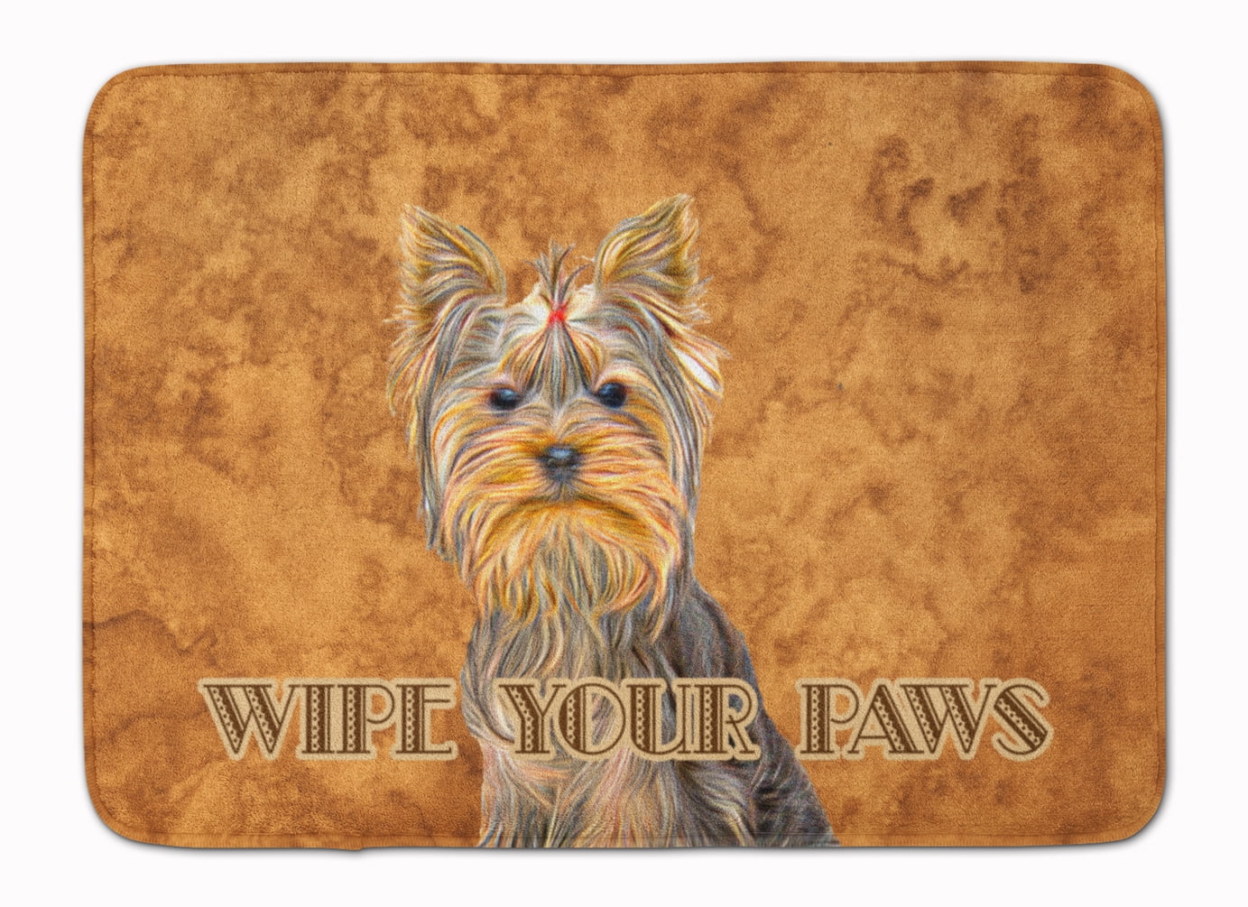 Yorkie Yorkshire Terrier Wipe Your Paws Machine Washable Memory Foam Mat Walmart Com Walmart Com
