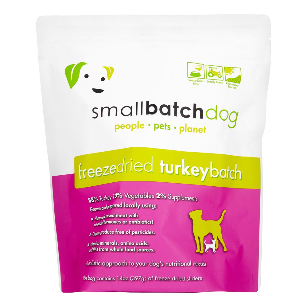 Small Batch Turkey Batch Freeze Dried Dog Food, 14 Oz - Walmart.com