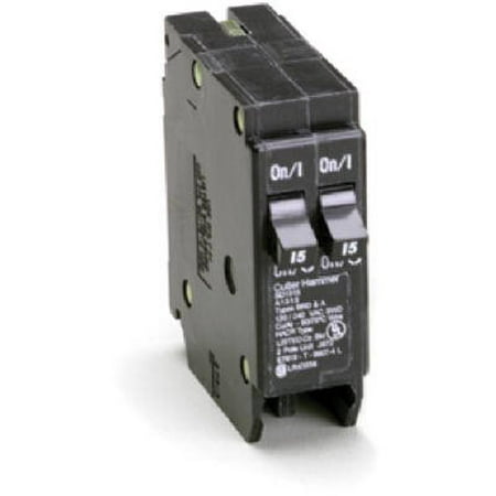 Cutler Hammer Mini BR1515 CUTLER HAMMER Tandem Circuit Breaker Without Rejection Clip (BR1515) By Cutler Hammer Ship from US ()