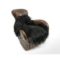 thumbnail image 3 of Real Sheepskin Rug, Natural Black - Long Hair, 3 of 7