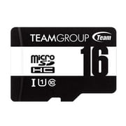 Team 16GB microSDHC UHS-I/U1 Class 10 Memory Card with Adapter, Speed Up to 80MB/s (TUSDH16GCL10U03)