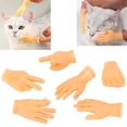 thumbnail image 3 of Finger Puppet, Silicone Tear  Portable Soft Elastic Tiny Hands  for Cat Massage, 3 of 8