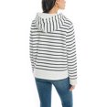 thumbnail image 3 of Nautica Women's Striped Hoodie (Blue White, Small), 3 of 3