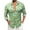 Green, variant on Men Shirts Long Sleeve Floral Business Hem Button Print Leisure Floral Shirt Black S