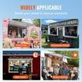 thumbnail image 6 of KFFKFF 72"L x 48"W Concession Stand Serving Window Food Truck Service Awning, 6 of 9