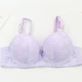 thumbnail image 6 of Aofany Underwear Sets for Women with Panties Lightly Summer Comfortable Matching Scallop Bra and Panty Set Underwire Bralettes Push Up T Shirt Bra and Panty, 6 of 8