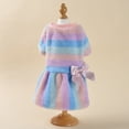 thumbnail image 5 of Dujiujun Pet Dress Comfortable Dogs Winter Warm Clothes Fashionable Cats Pullover Skirt with Traction Ring Pet Supplies, 5 of 7