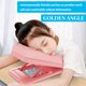 thumbnail image 3 of sweethay Almohada plegable para siesta, cojín para dormir para estudiantes de oficina, descanso plegable, almohada para siesta, almohada de Juegos de cama rosado, 3 of 6