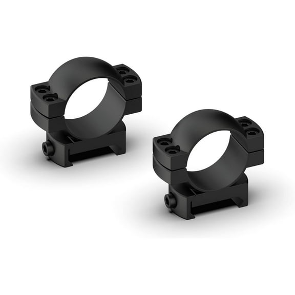 Monstrum Predator Series 7075-T6 Hard-Anodized Aluminum Scope Rings, Picatinny Base, 1in, Low Profile, Black