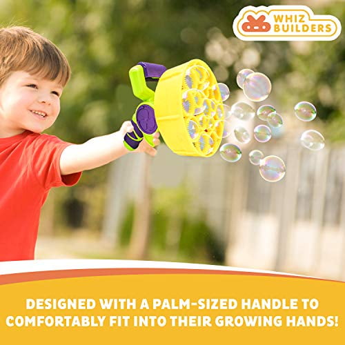 Kids Children's Bubble Machine Gun With 2 Bubble Water Indoor Outdoor Kids Fun 