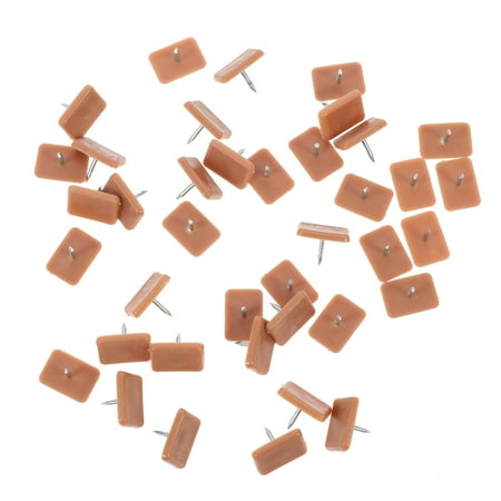 

40pcs Useful Drawer Sliding Nail Small Square Nail Plastic Square Nails for Home