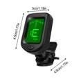 thumbnail image 3 of Eigraketly Guitar Tuner Musical Equipment Instrument Accessory Supply Banjo Tuners Equipments LCD Audio Clear Sensitive Displays Clip-on Type3 NO3 Eigraketly OD020113-00, 3 of 6