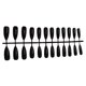thumbnail image 1 of Juego de Uñas Postizas Seitruly SM17B Negro Resistentes a los Arañazos Kits de Manicura, 1 of 6