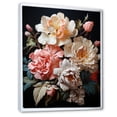 thumbnail image 2 of Designart "Blissful Floral Adornment" Rhododendron Floater Framed Wall Decor, 2 of 5