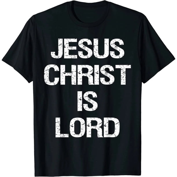 Camiseta de Tirantes para Mujer con Estampado "Jesucristo es el Señor" - Cristiano Creyente