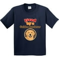 thumbnail image 3 of Inktastic Golden Retriever Dog Lover Youth T-Shirt, 3 of 5
