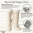 thumbnail image 2 of Britt's Knits Beyond Soft Chenille Knit Non-Slip Slipper Socks, 2 of 5