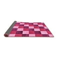 thumbnail image 2 of Ahgly Company Indoor Rectangle Checkered Pink Modern Area Rugs, 7' x 9', 2 of 4
