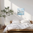 thumbnail image 5 of ZHONGYUTONG Bird Canvas Wall Art Blue Birds Pictures Wall Decor White Flower Painting Love Birds Artwork for Living Room Decor Framed (20.00" x 20.00"), 5 of 5