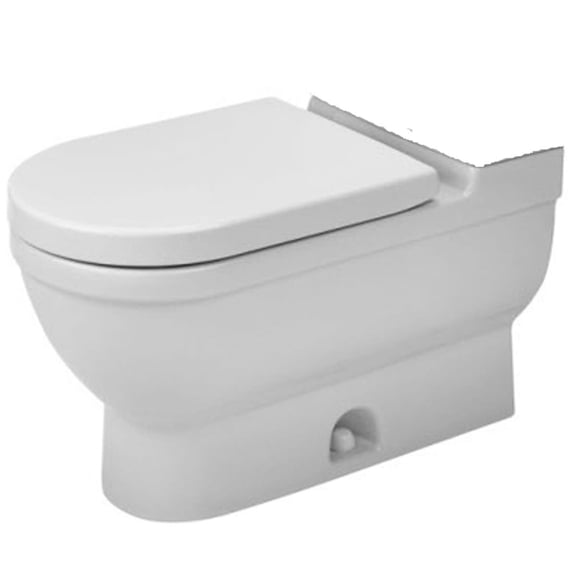 Duravit 212501 Starck 3 Elongated Toilet - White with HygieneGlaze
