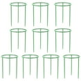 thumbnail image 3 of SUTENGDA 10-Pack Plant Support Cages for Climbing Vines & Flowers - Sturdy Tomato Cage with Ground Stakes & Adjustable Rings, 3 of 9