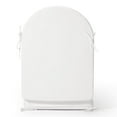 thumbnail image 2 of WestinTrends Adirondack Chair Cushion, Weather Resistant Patio Rocking Chair Cushion High Back, White, 2 of 15