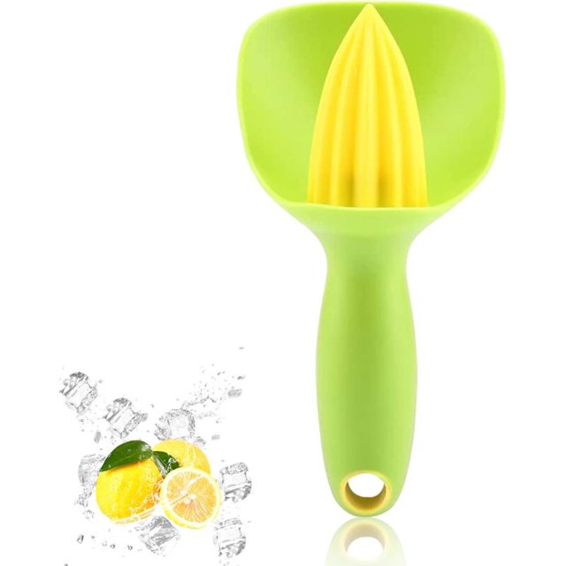 Exprimidor de cítricos con filtro de semillas, mini exprimidor ergonómico de limón para naranjas y limones