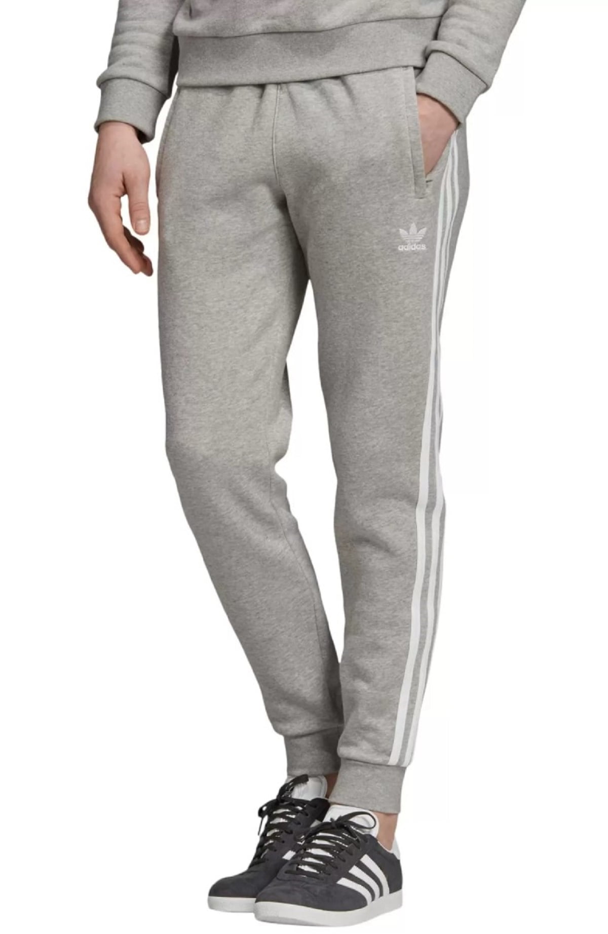 Fleece Track Pants,Gray, XXL 