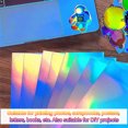 thumbnail image 4 of Holographic Adhesive Paper, Practical 22 Sheets Printable Holographic Sticker Paper  Aluminized Film A4  for Inkjet Printers, 4 of 8
