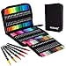 thumbnail image 3 of Art Markers Dual Brush Pens for Coloring, 60 Artist Colored Marker Set, Fine and Brush Tip Pen Art Supplier for Adult Coloring Books, Bullet Journaling, Drawing, 3 of 4