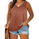 thumbnail image 1 of Craaazy Women's Oversized Sleeveless Tunic Tops, Lightweight Casual Shirt, Plus Size V Neck Loose Fit Blouse for Everyday Outfits Gifts, 1 of 7