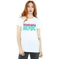 thumbnail image 2 of ACDC T-Shirt Boyfriend en Coton pour Femmes Neon Flames, 2 of 3