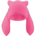thumbnail image 5 of Yoyauz Bunny Beanie Hats for Women Cute Rabbit Beanie Crochet Hats Winter Cap Warm Skull Cap Outdoor Ski Slouchy, 5 of 5